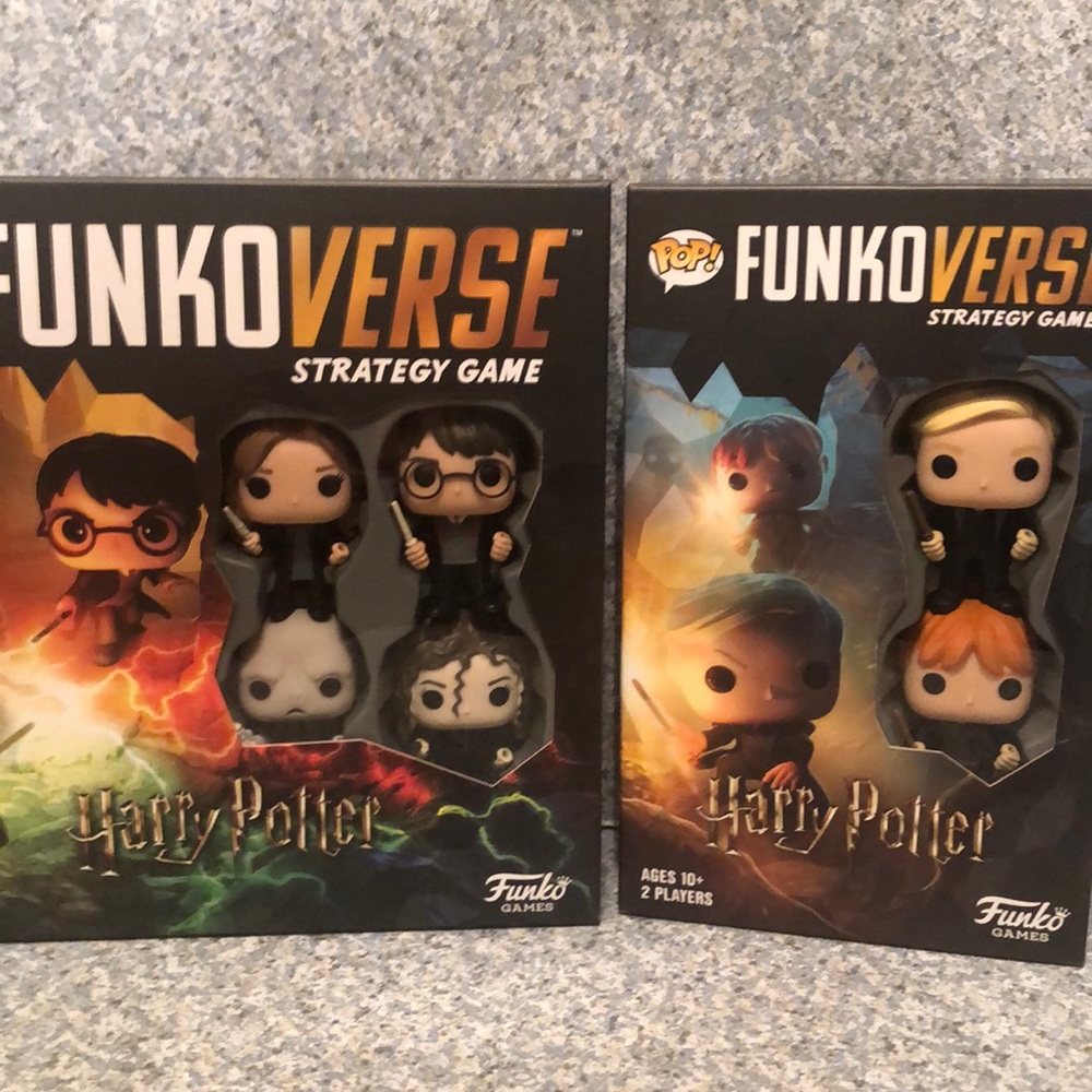 Harry Potter FunkoVerse Game with expansion pack!!!  6 Funko Pop Figures!!!! NEW